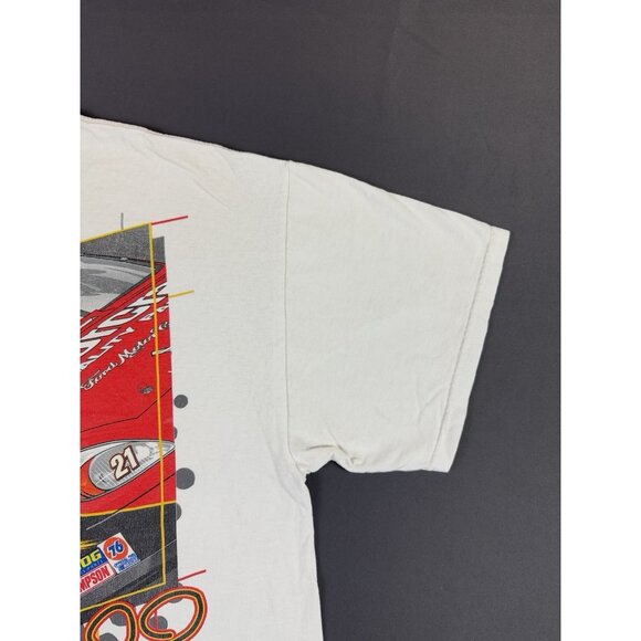 Rare Vintage Y2K Nascar Ricky Rudd Racing Motocraft Wood Brothers Promo XL Tee - Picture 8 of 14